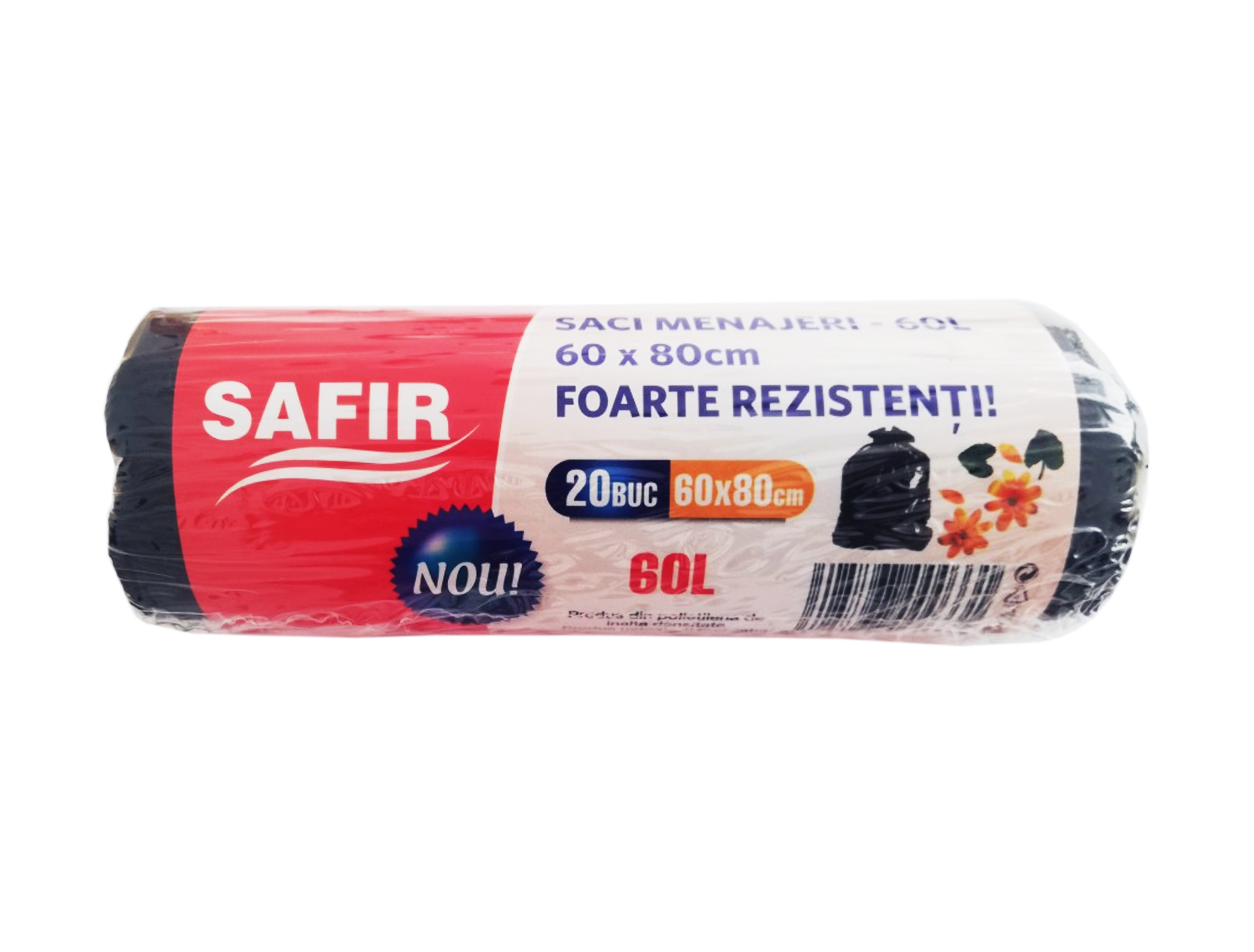 Saci menajeri premium 60 l 20 buc /rola safir